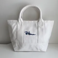 トートバッグ Ron Herman ロンハーマン トートバッグ ロゴ刺繍 プチプラ 高見え おしゃれ お出かけ キャンバスバッグ　ホワイト