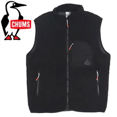 CHUMS (チャムス) CH04-1418 Booby Stitch Fleece Vest ブービーステッチフリースベスト CMS160 全2色 K001Black XL