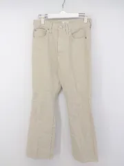 ◇ LOWRYS FARM ローリーズファーム カラーデニム フレア パンツ サイズL ベージュ レディース P  【1302160007899】