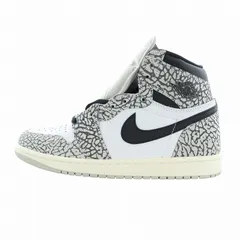 ナイキ NIKE エアジョーダン 1 レトロ ハイ OG AIR JORDAN 1 RETRO HIGH OG ハイカットスニーカー タグ付き シューズ 靴 US7.5 25.5cm グレー ホワイトセメント サファリ DZ5485-052 ■GY20 /MQ