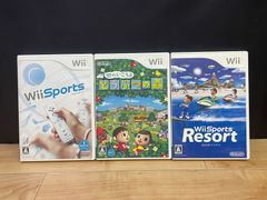 [Wii Sports][Wii Sports Resort][街へ行こうよ どうぶつの森] Wii ソフト mEE046 ● ★