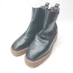 ■ ⊇ SESTO セスト ショートブーツ サイドゴアブーツ サイズL ブラック レディース E  【1504240001227】