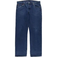 古着 濃紺 リーバイス Levi's 501 ユーロモデル ストレートデニムパンツ メンズw36相当/eaa537502