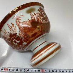 古伊万里 献上手 極彩色 菊割三ツ鉢 東Y5-0713②トヒサ - メルカリ