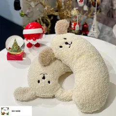 犬用のペットピロー。背骨をサポートし、深い眠りを促進します。U字型のクッションは、子犬や子猫に最適です。ペットベッド、背もたれ、またはシートクッションとして使用できます。