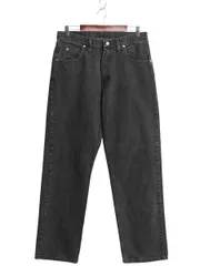 【お得なクーポン配布中!】 ラングラー ブラック デニム パンツ メンズ 32 32 古着 オールド ジーンズ ジーパン リラックスフィット テーパード ストレート 976 Gパン