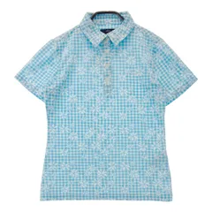 サイズ：M CALLAWAY キャロウェイ  半袖ポロシャツ チェック 花 総柄 ブルー系 [240101398672] ゴルフウェア レディース ストスト