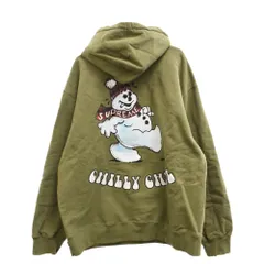 SUPREME (シュプリーム) 21AW Snowman Hooded Sweatshirt スノーマン フーデッド プルオーバースウェットパーカー ブラックのサムネイル