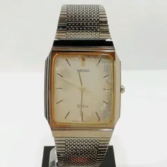 90s SEIKO ドルチェ 超硬タングステンベゼル 純正ブレス 日本製 腕時計 90s SEIKO ドルチェ 超硬タングステンベゼル 純正ブレス 日本製