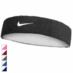 ナイキ NIKE スウッシュ クラシック リバーシブル ヘッドバンド｜おでこ 額 汗止め ヘアバンド 髪留め メンズ レディース スポーツ  nike  ヘアアクセ  トレーニング ランニング   サッカー バスケ テニス /BN1100