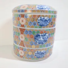 古伊万里　三段重 有田焼 錦古伊万里丸重【数量限定】3段(3段): 2025 WINTER SALE