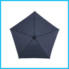 【在庫セール】風に強い 雨用 雨傘 雨用 軽量 耐風 折りたたみ pentagon67 丈夫な傘 ブルーナイト 折りたたみ傘 67g アンベル(Amvel)