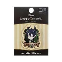 【メール便】マレウスドラコニア ツイステッドワンダーランド アクリル ステッカー ディズニー 通販 デコシール グッズ プレゼント 男の