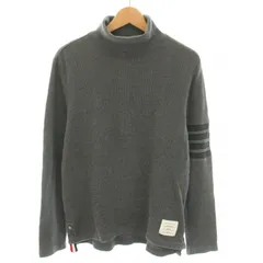 トムブラウン THOM BROWNE コンパクトワッフル4BARタートルネックプルオーバー カットソー 長袖 1 S グレー /YTのサムネイル