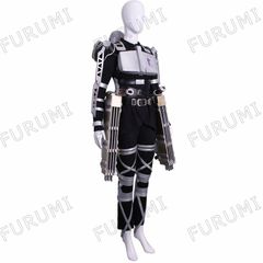 コスプレ衣装 調査兵団 戦闘服 セクシー タイト ゴシック アニメ 進撃の巨人 コスチューム 春秋冬 M250124-151