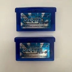 【現状品】ゲームボーイアドバンス ソフト ポケットモンスター サファイア2本 GI