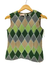 マルニ MARNI 09ss シルク混アーガイルベスト レディース JPN：40 のサムネイル