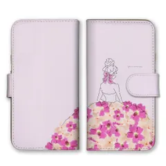 Xperia XZ Premium SO-04J  ケース 手帳型 エクスペリアXZ プレミアム  スマホケース 押し花(プリント) 花柄 花 フラワー プリンセス お姫様 ラプンツェル 韓国 かわいい おしゃれ カラー03