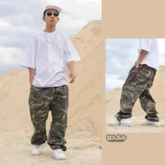 パンツ カーゴパンツ ミリタリー 迷彩柄 ワイドレッグパンツ