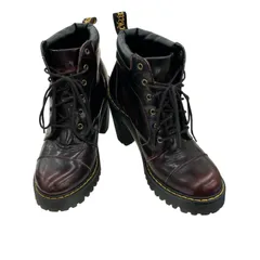 186005 現状品 Dr.Martens ドクターマーチン  AW501  23 ブラウン ハイカットスニーカーブーツ レディース