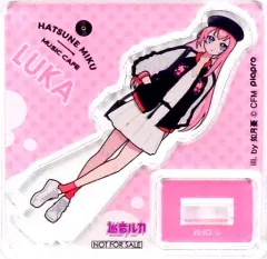 【中古】アクリルスタンド・アクリルパネル 巡音ルカ ミニアクリルスタンド 「初音ミク×アニON STATION MUSIC CAFE 2本目」 フード注文特典