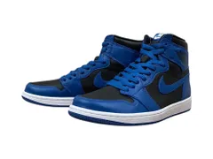 NIKE (ナイキ) AIR JORDAN 1 RETRO HIGH DARK MARINA BLUE エアジョーダン レトロハイ スニーカー 555088-404 27cm US9 ブラック×ブルー メンズ/078