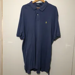 POLO by RalphLauren ポロバイラルフローレン ポロシャツ ポニー刺繍 半袖 ビンテージ 90's ベトナム製 メンズ 1990年代 ブルー