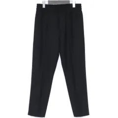 ACNE STUDIOS RYDER LWO MH センタープレスウエストゴムスラックス サイズ46 ブラックのサムネイル