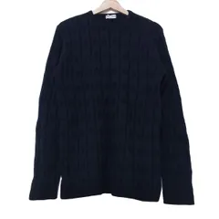 GIORGIO ARMANI ジョルジオアルマーニ　クルーネック　ニット　L GIORGIO ARMANI(ジョルジオアルマーニ) ニット・セーター(メンズ