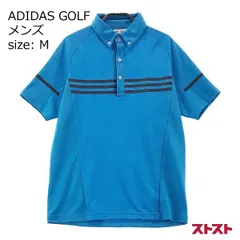 ADIDAS GOLF アディダスゴルフ 半袖ポロシャツ 総柄 ブルー系 M [240001896498]#