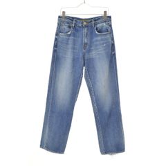 【RISLEY】R2203-DPT323 バックルバック付 ストレートデニムパンツ