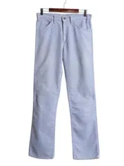 【お得なクーポン配布中!】 80s USA製 ★ リーバイス 519 コーデュロイ パンツ メンズ 実寸 31 32 程 80年代 ヴィンテージ Levis スリム ストレート 細畝 42 TALON 青