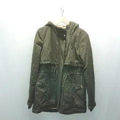 ◇ zara trf ファー ドローコード メタルボタン キルティング カジュアル 長袖 コート サイズM グリーン レディース E 【1307210021221】のサムネイル