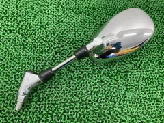 SR400 ミラー 左 001038 ヤマハ 純正 中古 バイク 部品 RH03J RH16J 正10mm ペイント素材に 修復素材に 車検 Genuine