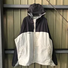 67 Columbia マウンテンパーカー メンズ XXL グレー/ホワイト ドローコード付 コロンビア アウトドア 登山 レジャー キャンプ 古着卸 アメリカ仕入
