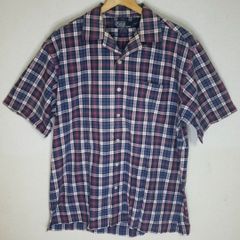 Polo Ralph Lauren CALDWELL チェック シャツ 開襟 半袖 アロハシャツ ハワイアン M ポロ ラルフローレン ビンテージ RRL 90s 当時物