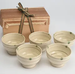 和食器　向井一峰作　織部向付　台皿　五客　共布共箱　M　R7606 和食器 向井一峰作 織部向付 台皿 五客 共布共箱 M R7606 - メルカリ