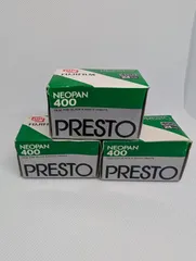 フジ　モノクロ　フィルム　ネオパン400 PRESTO フジフイルム「ネオパン400 PRESTO」と「PRO400」が販売終了に。