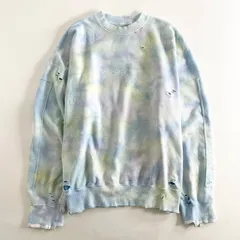 64g3 stein シュタイン OVERSIZED REBUILD SWEAT LS/Tie dye スウェット トレーナー オーバーサイズ タイダイ ST.525-2 M ブルー コットン 日本製のサムネイル