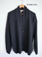 evam eva　エヴァムエヴァ　lily yarm cardigan　【メンズ】　カーディガン　定価30800円　日本製　送料込み　大人　おしゃれ　ウォームビズ　6458636