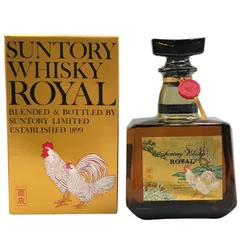 サントリーウィスキー　にわとり　限定ラベル　酉年　未開封　箱あり　750ml サントリーウィスキー にわとり 限定ラベル 酉年 未開封 箱あり