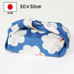 ランチクロス 風呂敷 小風呂敷 お弁当包み ふろしき ハナトリ 50cm 綿100% 日本製 国産 おしゃれ かわいい 大人 男性 女性 男の子 女の子 小学生 中学生 高校生 お弁当 弁当箱用