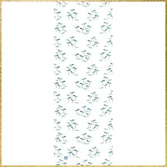 ☆彡送料無料でお届け☆彡Color:ブルー 染の安坊 手ぬぐい「芽吹き 青色」 本染め 綿100% 特岡 日本製 35cm×100cm