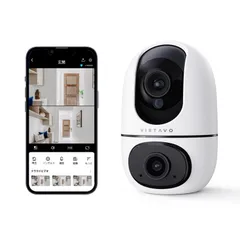 virtavo４台中２台新品　監視カメラ 防犯Wi-Fiカメラ ペットカメラ Amazon.co.jp: virtavo 防犯カメラ 屋外 ワイヤレス 充電式