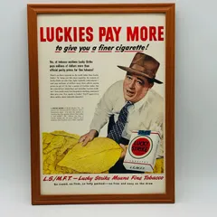 超希少　レア　ラッキーストライク　ポスター　絵画　オブジェ 超希少 レア ラッキーストライク ポスター 絵画 オブジェ - メルカリ