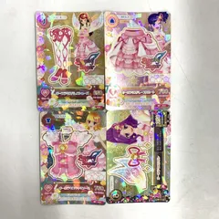 【中古】アイカツ　プレミアム Angely Sugar オーロラキスコーデ 4枚セット[10]
