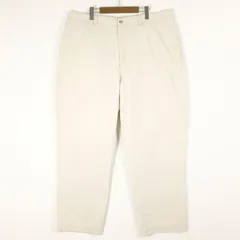 古着 大きいサイズ 旧タグ ポロラルフローレン ノータック チノクロスパンツ メンズW40/L32 pn-0496