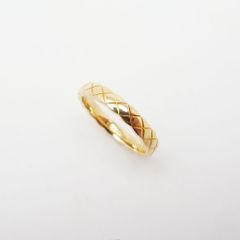 シャネル ココ クラッシュ コレクション リング ミニモデル #54 750YG 新品仕上げ SAランク
