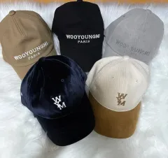 WOOYOUNGMI PARISロゴボールキャップ アイボリー 白 ホワイト