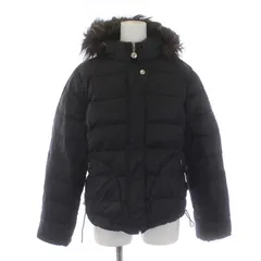 カルバンクライン CALVIN KLEIN PACKABLE LIGHTWEIGHT PREMIUM DOWN ダウンジャケット フェイクファー 裾ドロスト S 黒 ブラック /XKのサムネイル